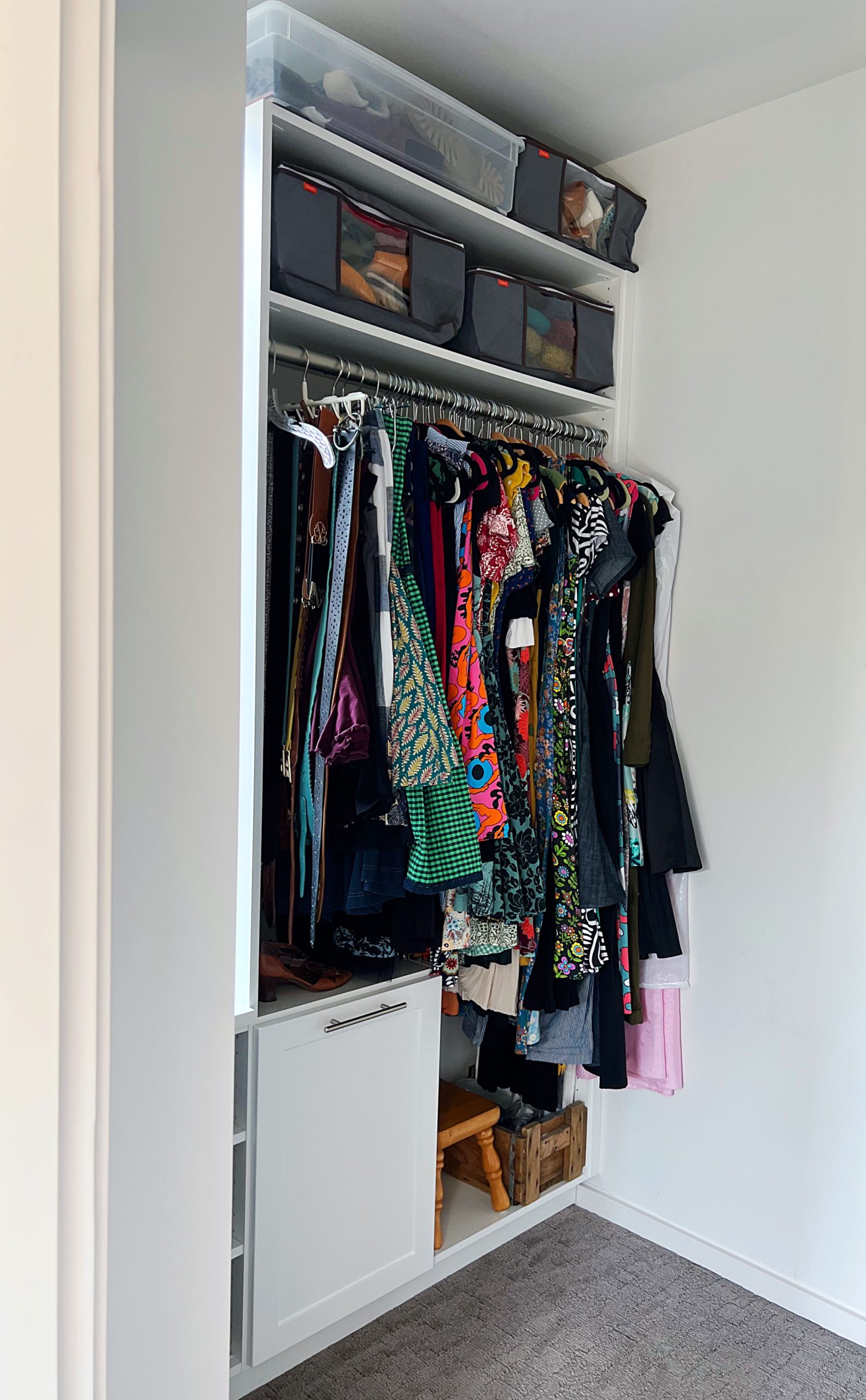 Closet Remodel Storage