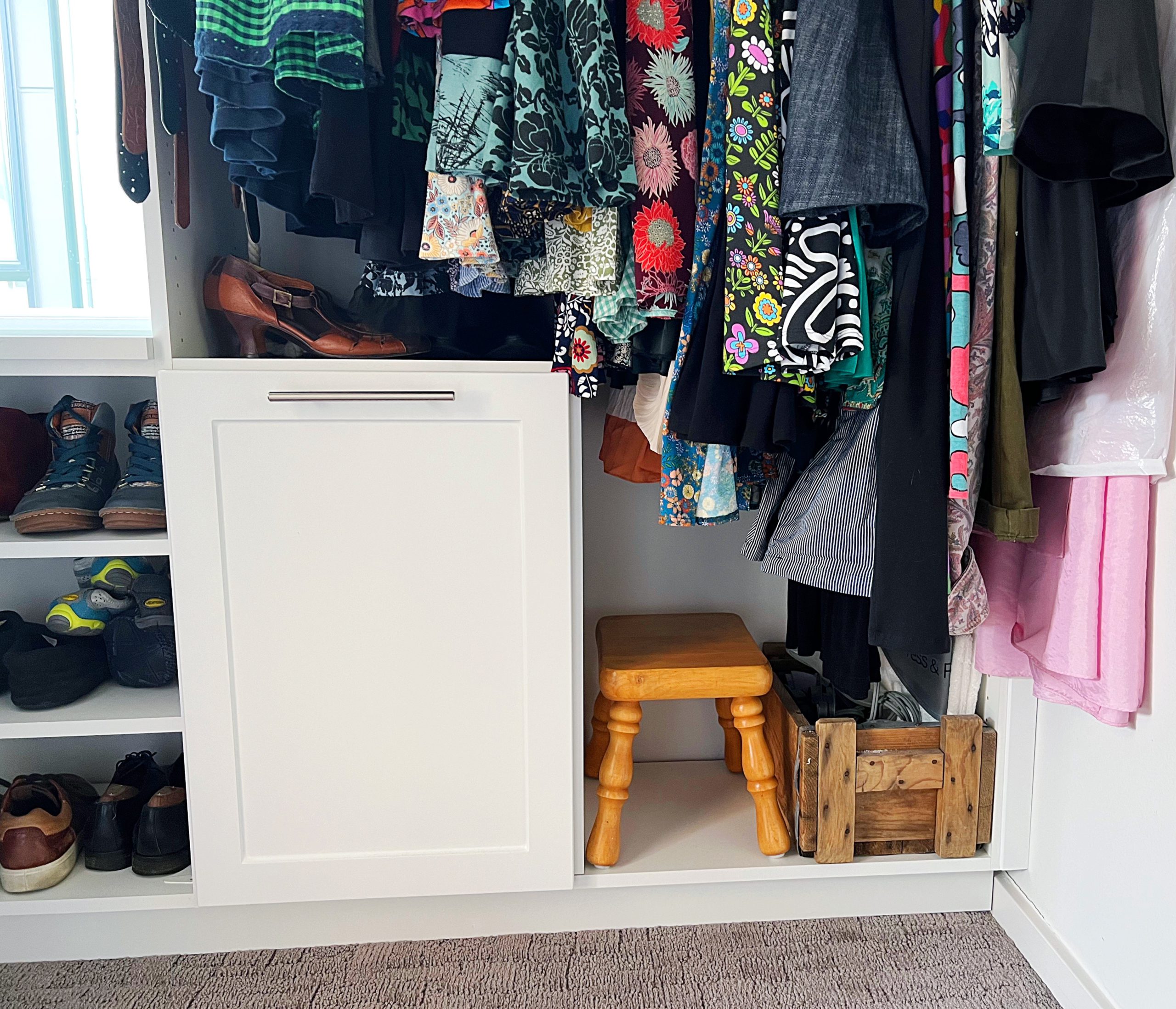Closet Remodel Hamper